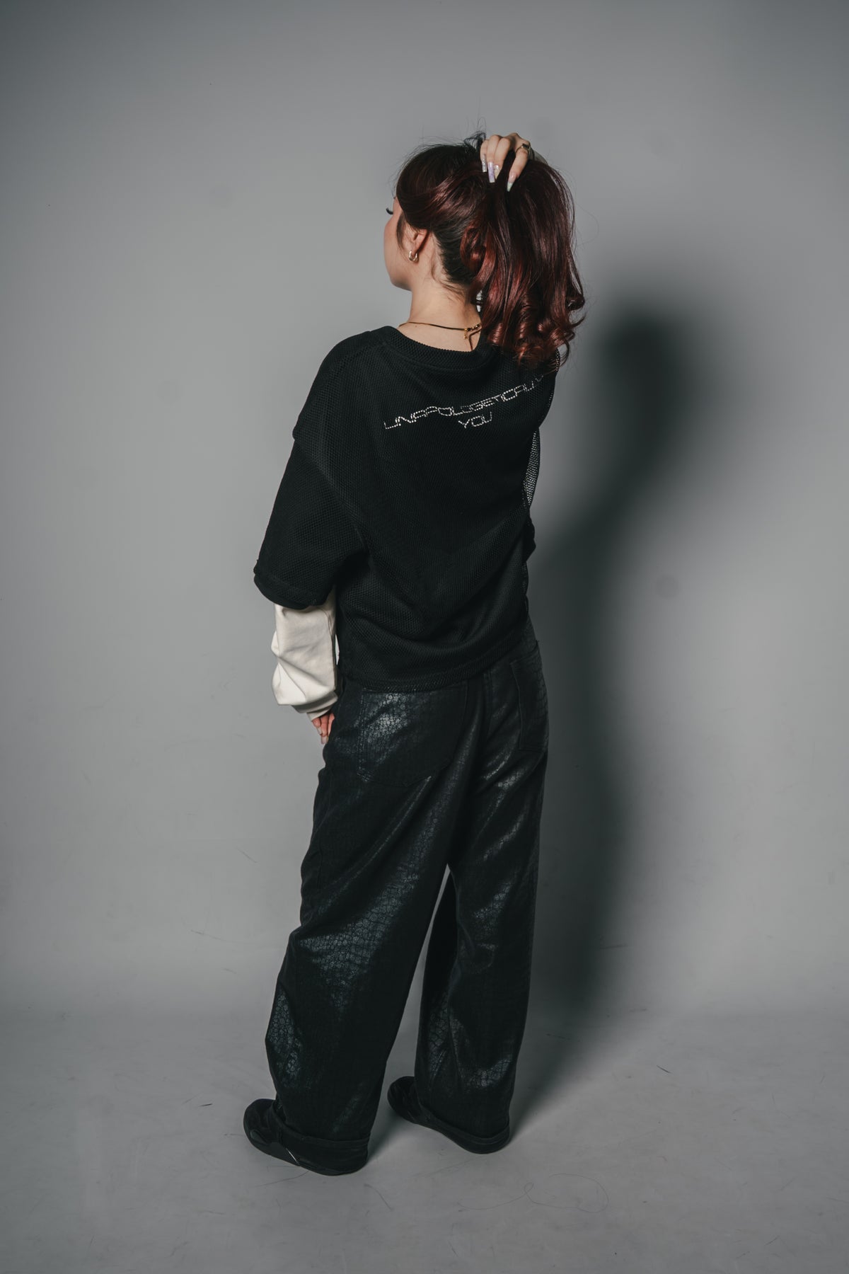 Void Black - Mesh Long sleeve T-shirt