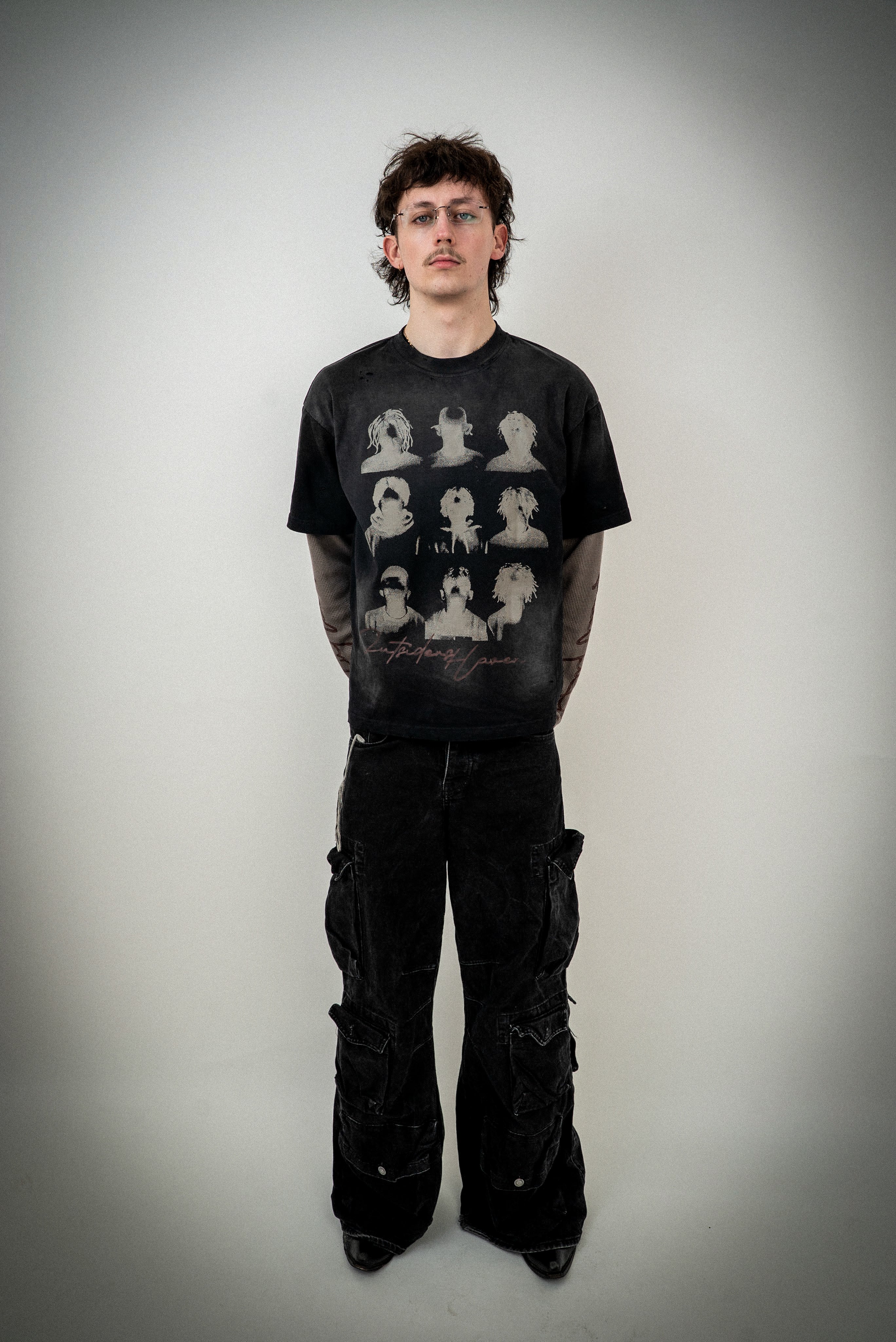 OUTLIERS DOUBLE-LAYERED LONG SLEEVE TEE