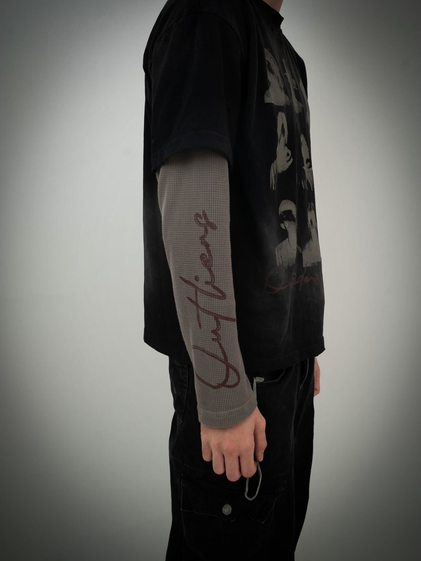 OUTLIERS DOUBLE-LAYERED LONG SLEEVE TEE