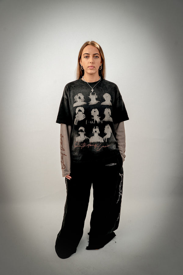 OUTLIERS DOUBLE-LAYERED LONG SLEEVE TEE